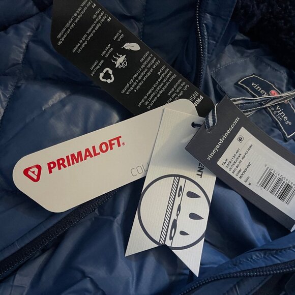 Vineyard Vines Boys' Quilted Heritage High-Pile Fleece Parka - Picture 2 of 5